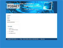 Tablet Screenshot of posnet.sk